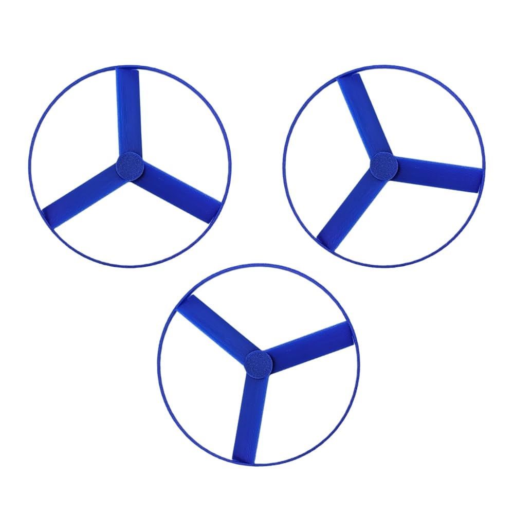 STEM Source Replacement Fans Compatible with Snap Circuits M1 – Bold Blue, 3-Pack