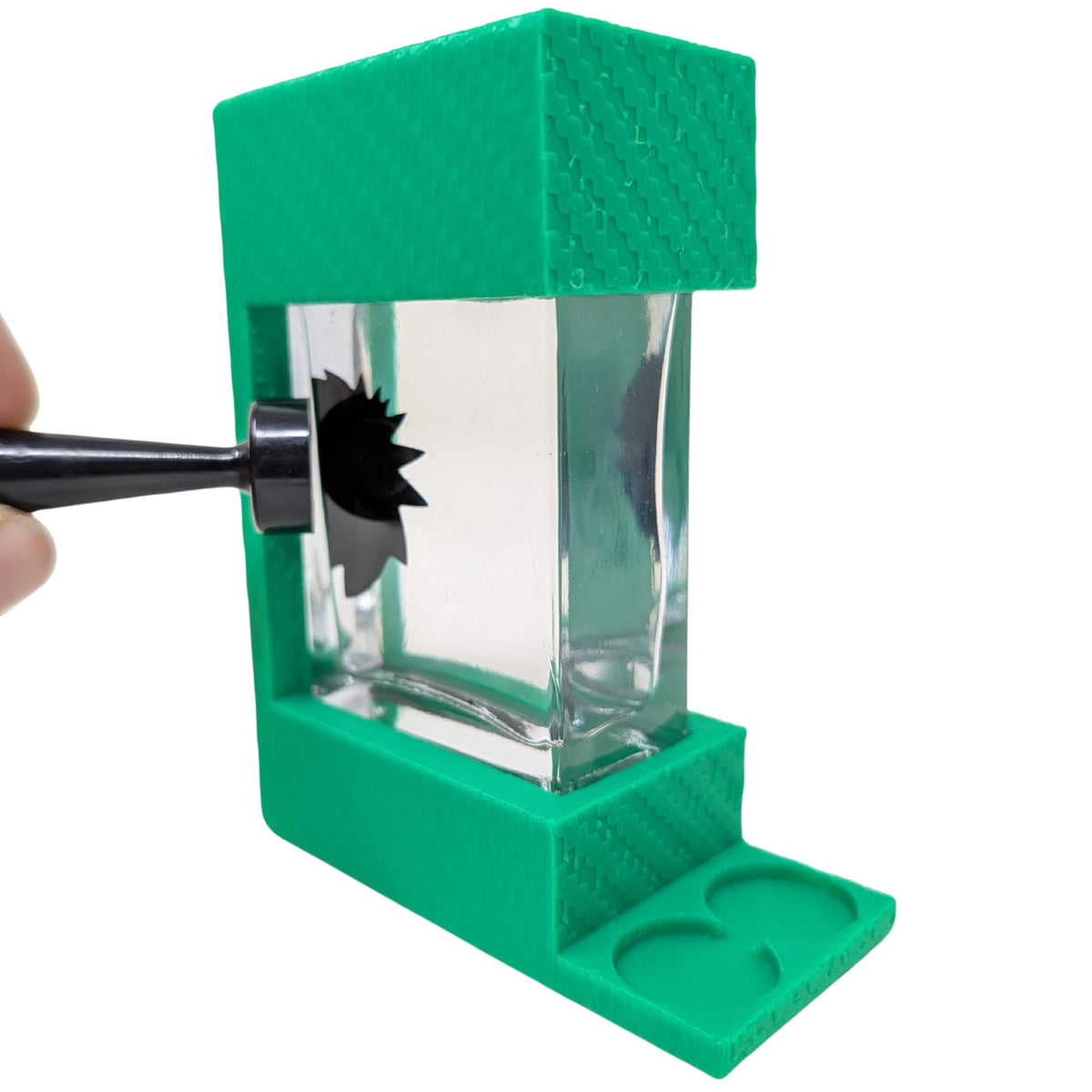 STEM Source Framed Ferrofluid Display – Green