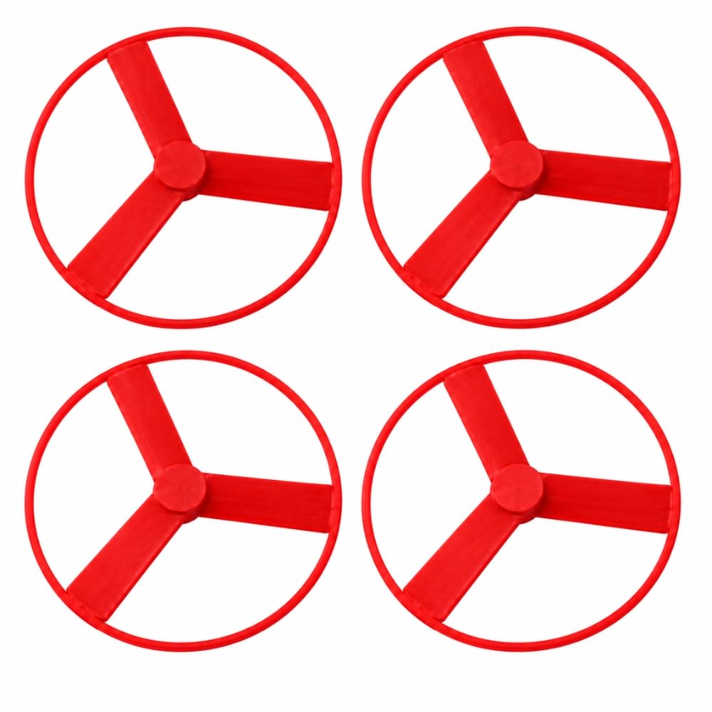 STEM Source Replacement Fans Compatible with Snap Circuits M1 – Red, 4-Pack