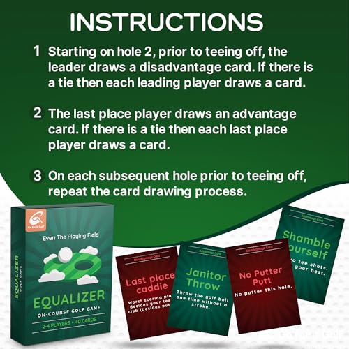 Equalizer On-Course Golf Game by Go for it Golf (20ct Case) Wholesale