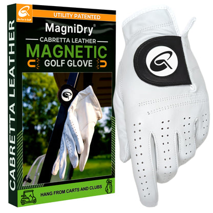MagniDry Men’s Left-Hand Cabretta Golf Glove – Single – L