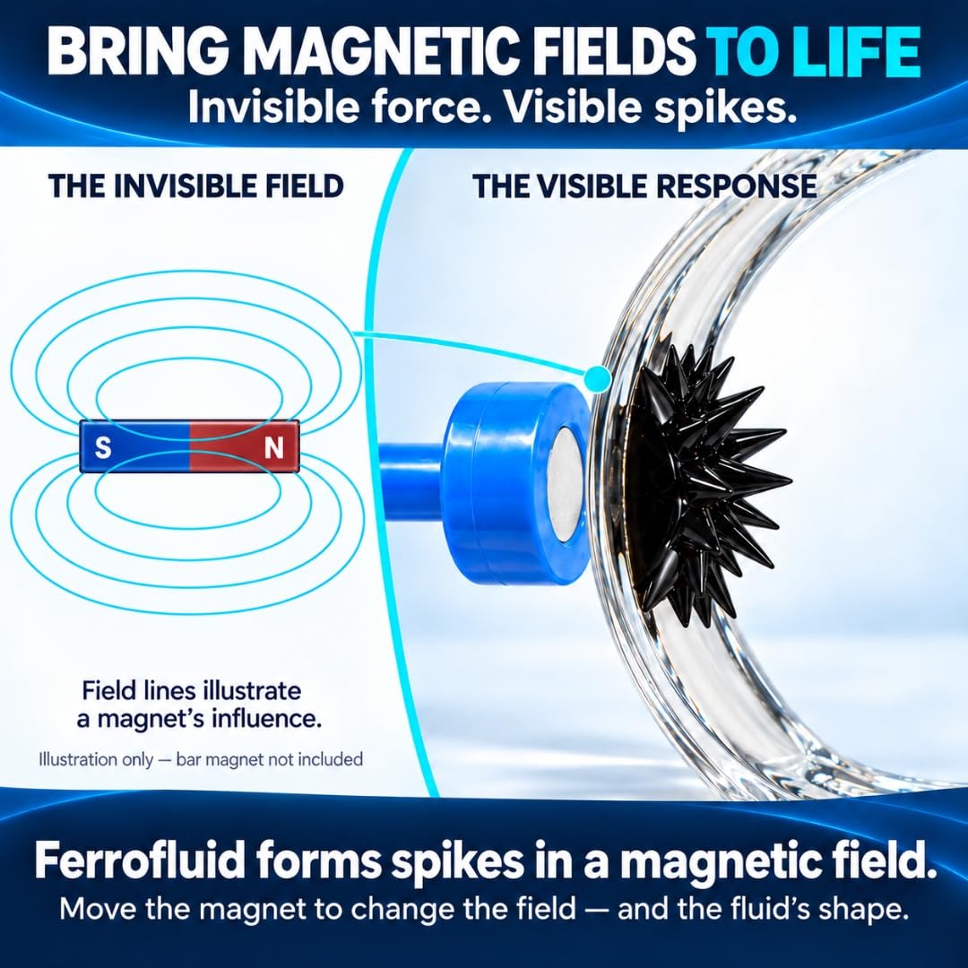 STEM Source Ferrofluid Display Bottle – Blue Handles – image 3
