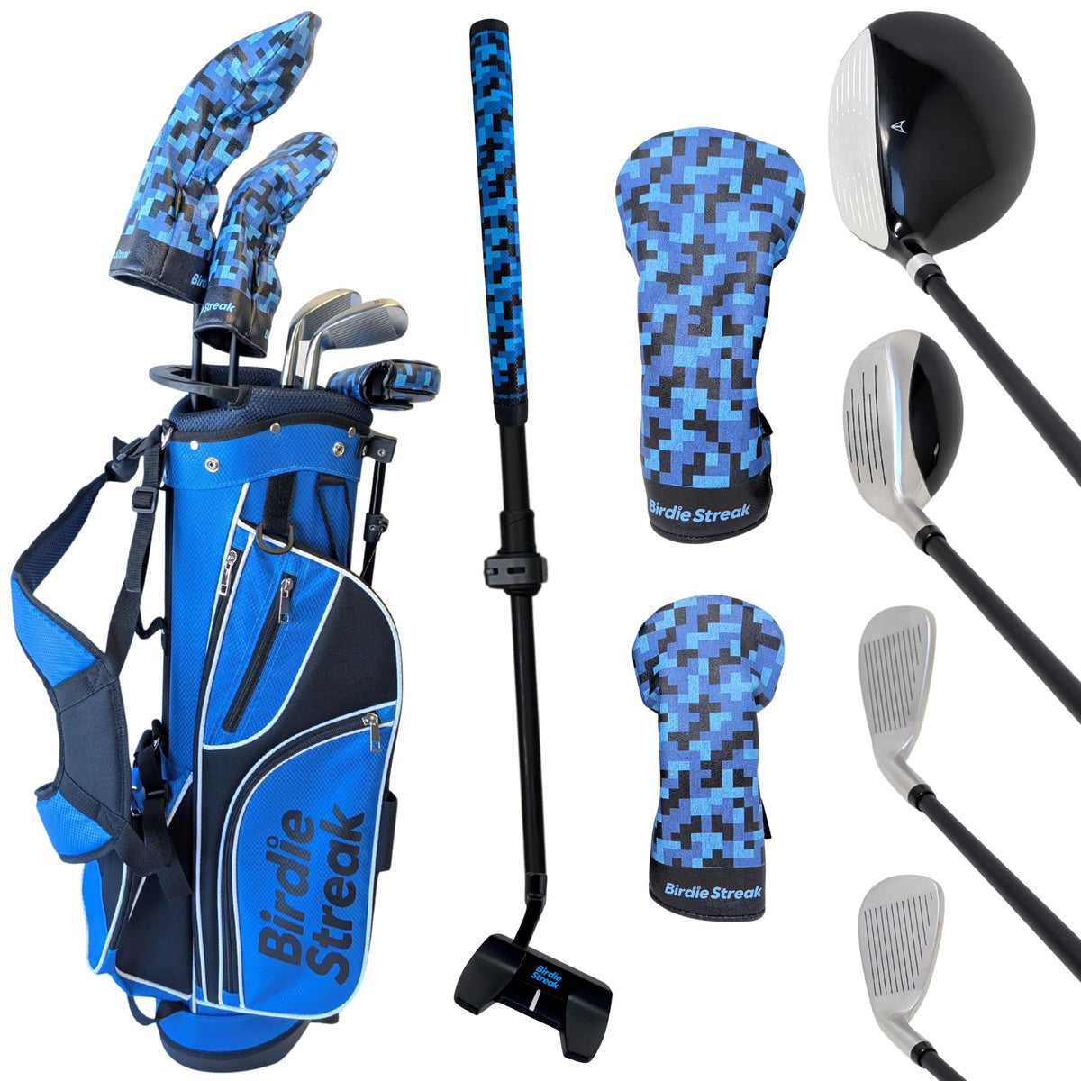 Birdie Streak Adjustable Junior Golf Club Set – Right-Handed, Ages 5–12