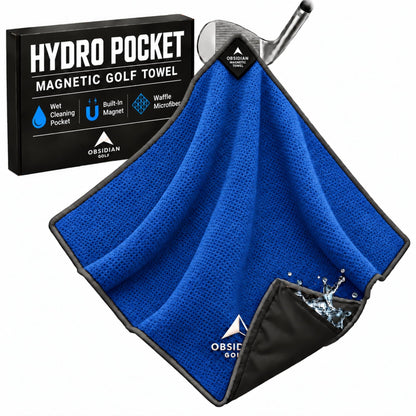 Hydro Pocket Magnetic Golf Towel – Royal Blue