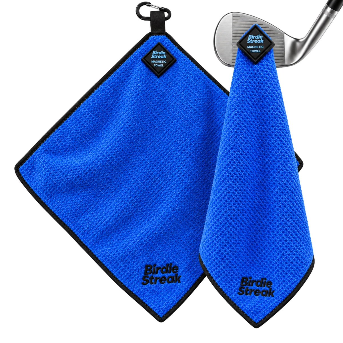 Birdie Streak Junior Magnetic Golf Towel – Blue