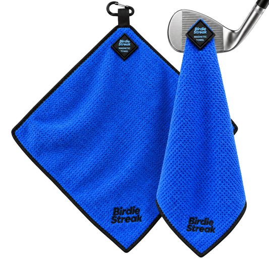 Birdie Streak Junior Magnetic Golf Towel – Blue