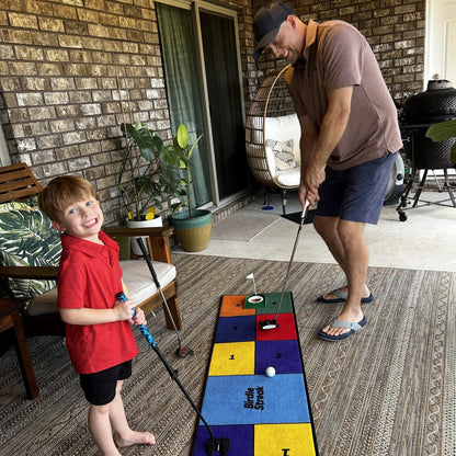 Birdie Streak Indoor Putting Mat with 4 Cups – image 3