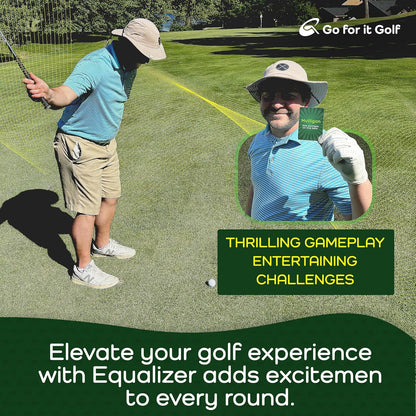 Equalizer: On-Course Golf Card Game for Adults, Interactive Fun for Every Hole, Skill-Level Equalizing Cards, Elevate Your Golf Experience, Ideal for Golfers of All Levels