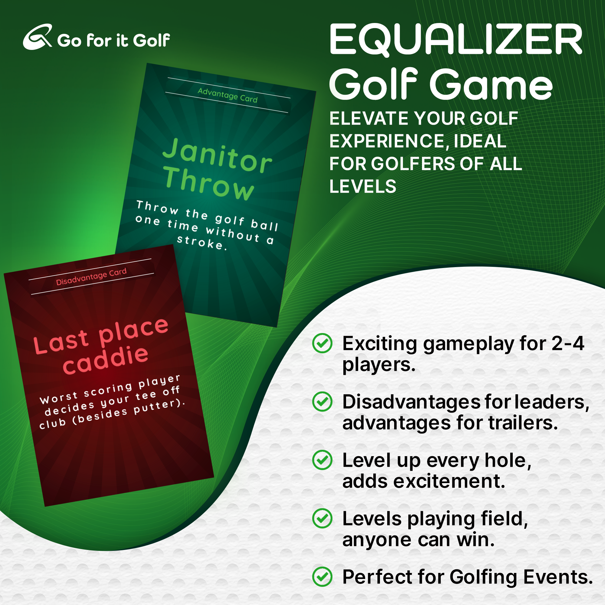 Equalizer golf game advantages and disadvantages
